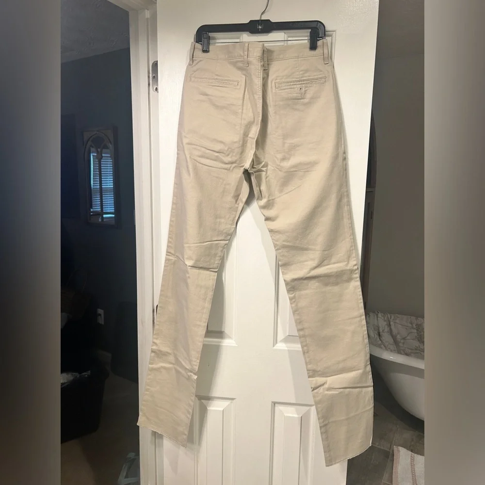 NWT J.Crew Men's 770 Straight Fit Stretch Chino Pant Khaki Size 31x38